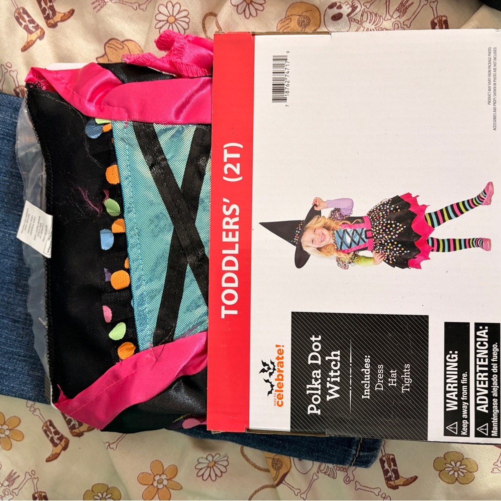 Toddler Polka Dot Witch Costume